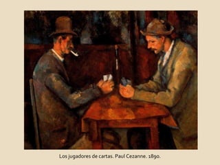 Los jugadores de cartas. Paul Cezanne. 1890. 