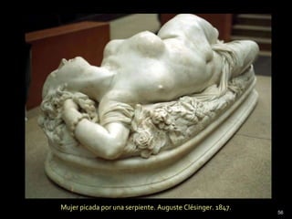 Mujer picada por una serpiente. Auguste Clésinger. 1847. 