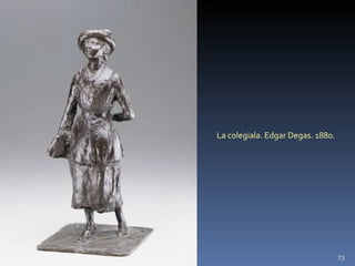 La colegiala. Edgar Degas. 1880. 