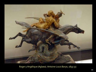 Roger y Angélique (Aglaea). Antoine-Louis Barye, 1855-57. 