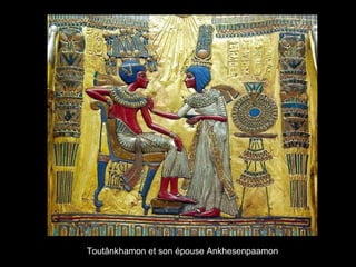 Toutânkhamon et son épouse   Ankhesenpaamon  