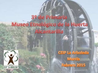 Visita 3º  de Primaria al  Museo etnológico de Alcantarilla