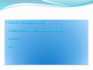 Daniel Rodriguez MotaPresentacion Museo Federico Silva.A10-274ISTI