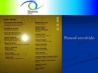 Pessoal envolvido 