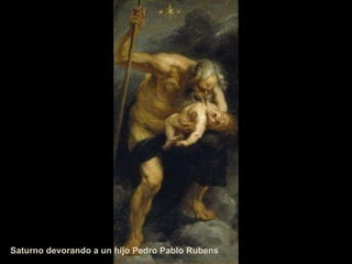 Saturno devorando a un hijo Pedro Pablo Rubens 