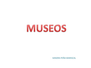 MUSEOS SANDRA PEÑA MARISCAL 