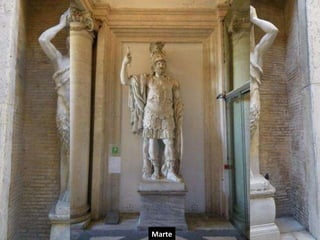 PATIO INTERIOR Marforio Sátiros della Valle Marte