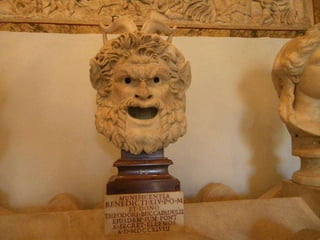 Fauno ebrio en mármol rojo antiguo SALA DEL FAUNO