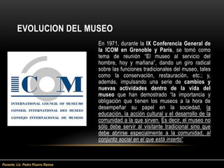 EXPOSICION POR EL DIA INTERNACIONAL DE LOS MUSEOS | PPTX