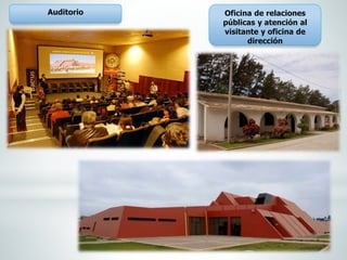 Auditorio Oficina de relaciones
públicas y atención al
visitante y oficina de
dirección
 