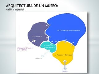 ARQUITECTURA DE UN MUSEO:
Análisis espacial .
 