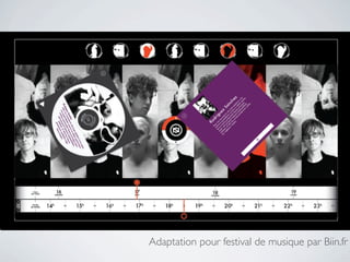Adaptation pour festival de musique par Biin.fr
 