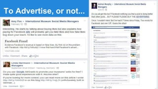 To Advertise, or not... 
 