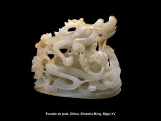Tocado de jade. China. Dinastía Ming. Siglo XV
 