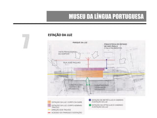 MUSEU DA LÍNGUA PORTUGUESA
ESTAÇÃO DA LUZ
7
 