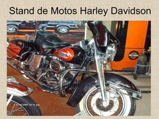 Stand de Motos Harley Davidson 