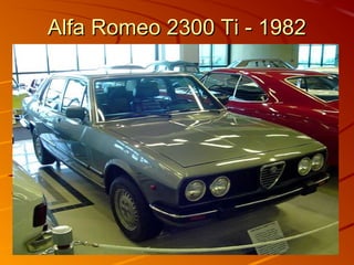 Alfa Romeo 2300 Ti - 1982Alfa Romeo 2300 Ti - 1982
 