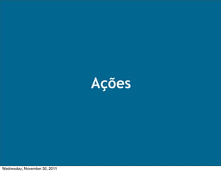 Ações




Wednesday, November 30, 2011
 