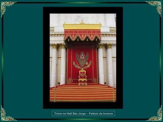 Trono no Hall São Jorge - Palácio de Inverno

 