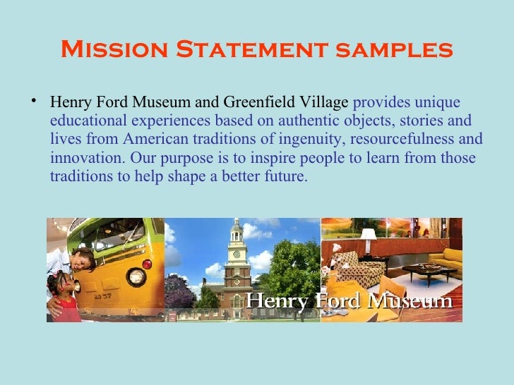 Museum Mission Statements