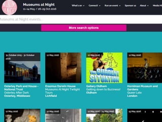 Introducing Museums at Night and Connect! 2016
