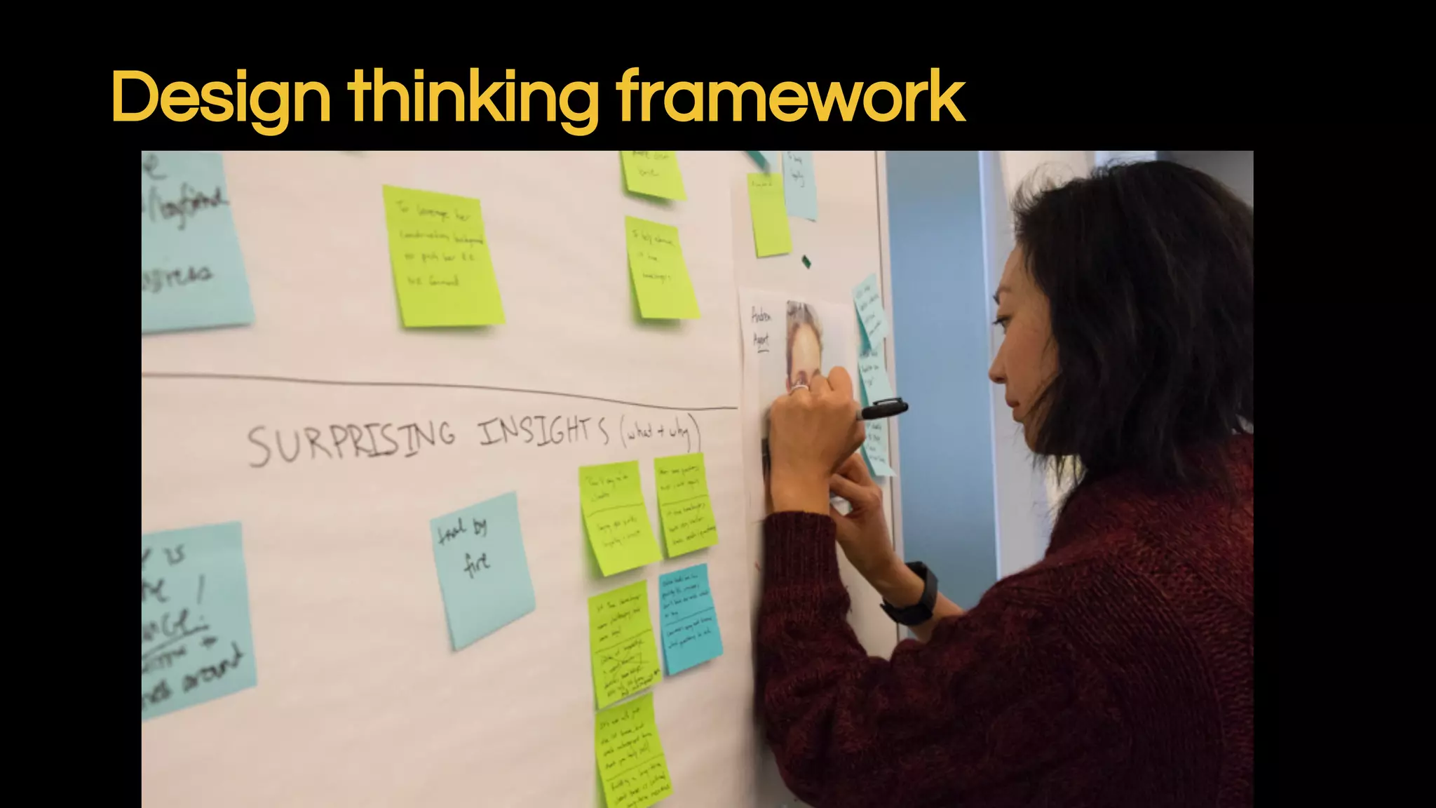 Design thinking framework
 