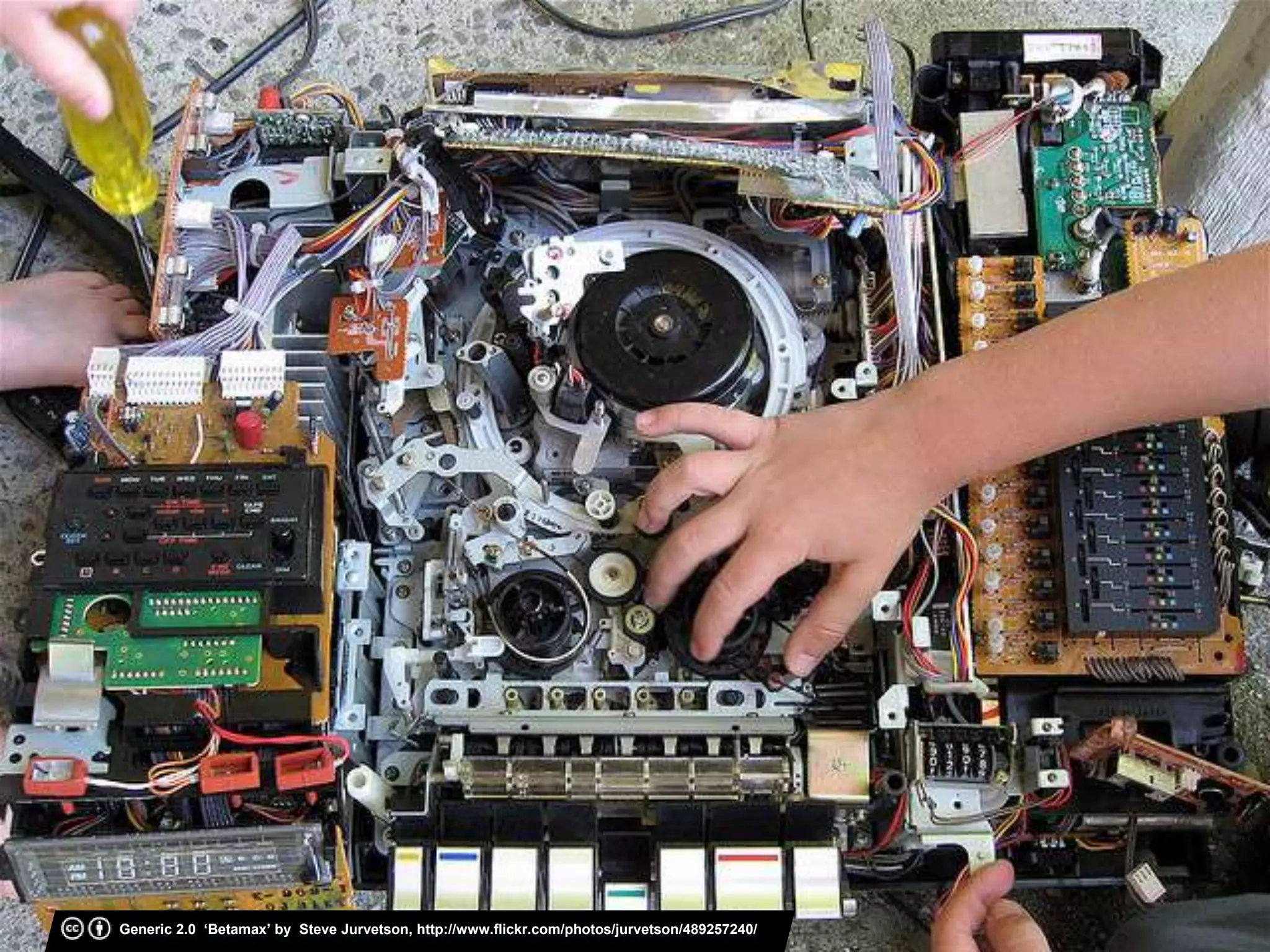 Generic 2.0 ‘Betamax’ by Steve Jurvetson, http://www.flickr.com/photos/jurvetson/489257240/
 