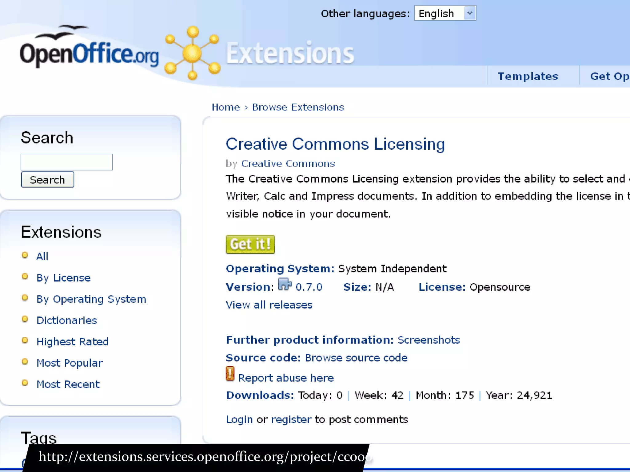 http://extensions.services.openoffice.org/project/ccooo
 