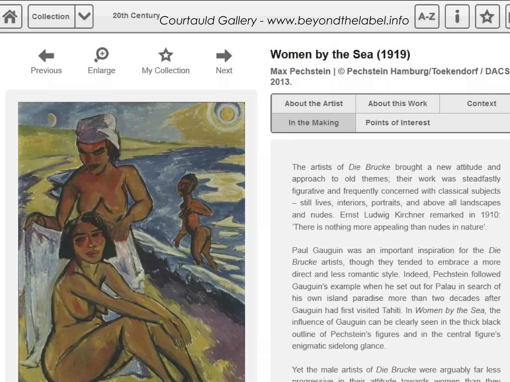 Courtauld Gallery - www.beyondthelabel.info
 