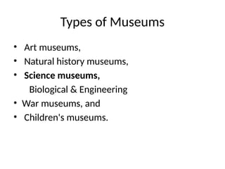 Museum Techniques for laboratory use.pptx