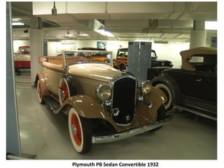 Plymouth PB Sedan Convertible 1932
 