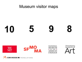 Museum visitor maps
910 5 8
 