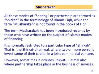 Musharkah CONCEPT | PPTX