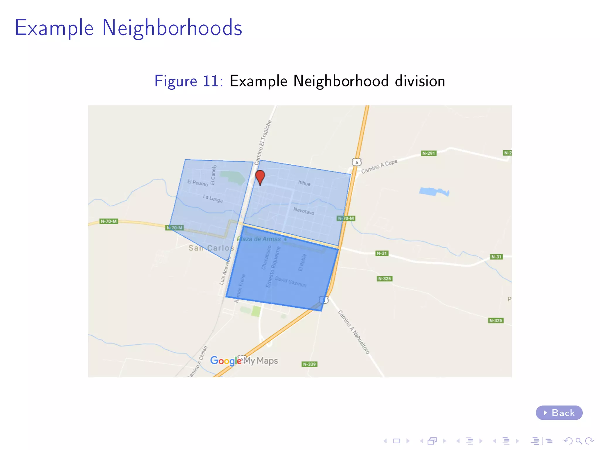Example Neighborhoods
Figure 11: Example Neighborhood division
Back
 