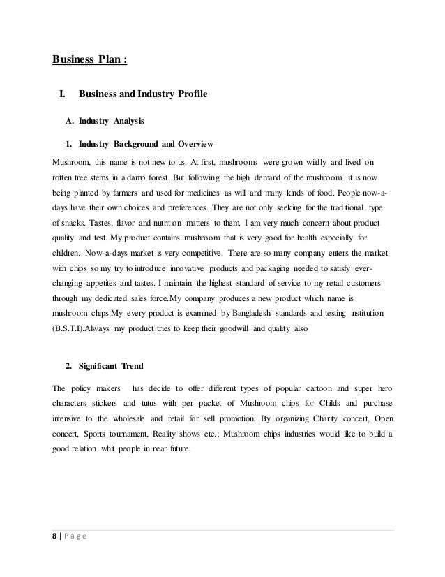 Marketing plan for chips picture