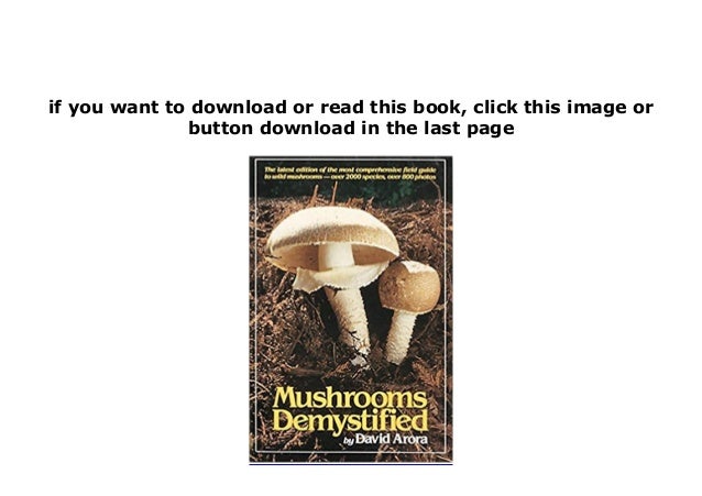 mushrooms demystified pdf download
