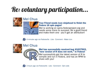Re: voluntary participation...
 