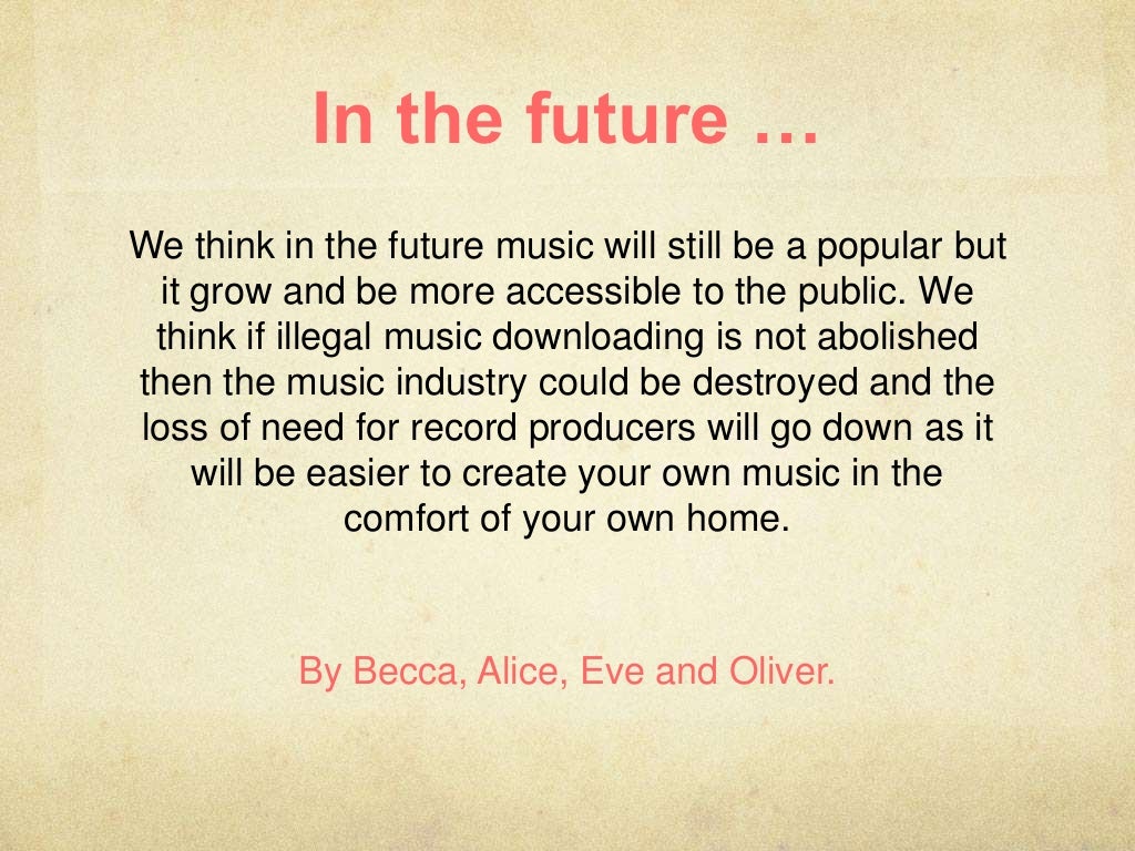 essay the future of music