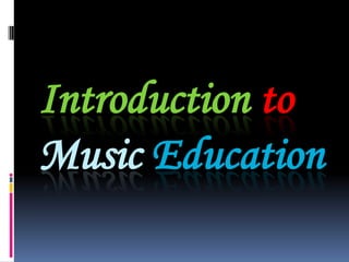 Music Introduction Example Music | PPTX