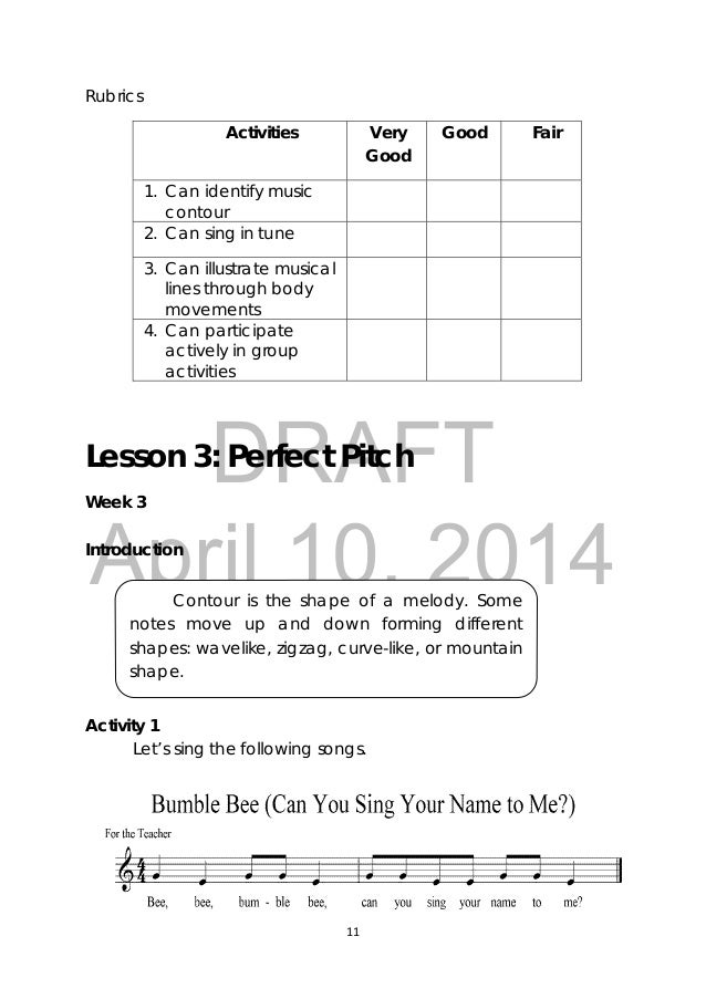 K TO 12 GRADE 3 LEARNING MATERIAL IN MUSIC