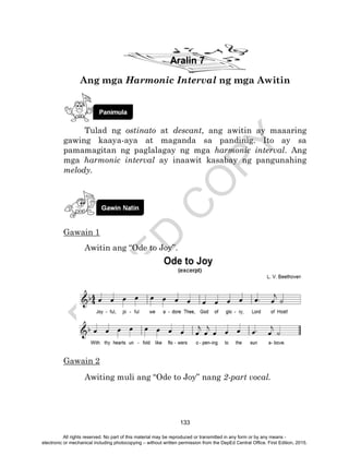 K TO 12 GRADE 4 LEARNER’S MATERIAL IN MUSIC (Q1-Q4)