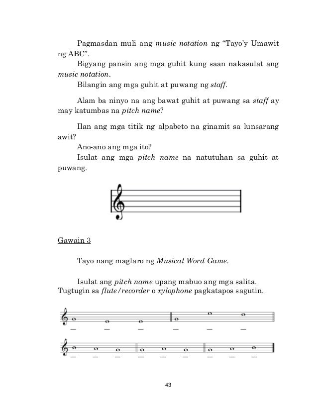 K TO 12 GRADE 4 LEARNER’S MATERIAL IN MUSIC (Q1Q4)