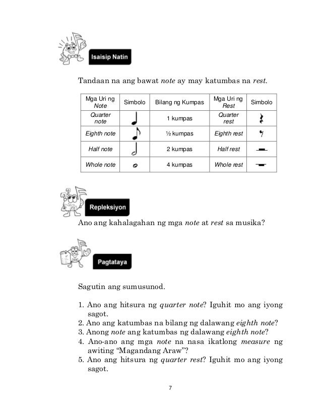 Kahalagahan Ng Interval Sa Musika - 02 mga nota at pahinga / Nagaganap