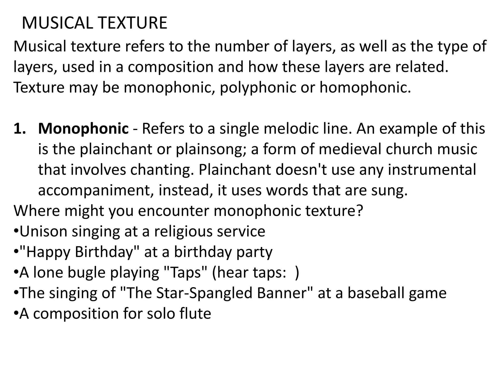 Musical Example Music | PPTX