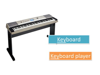 Keyboard
Keyboard player
 