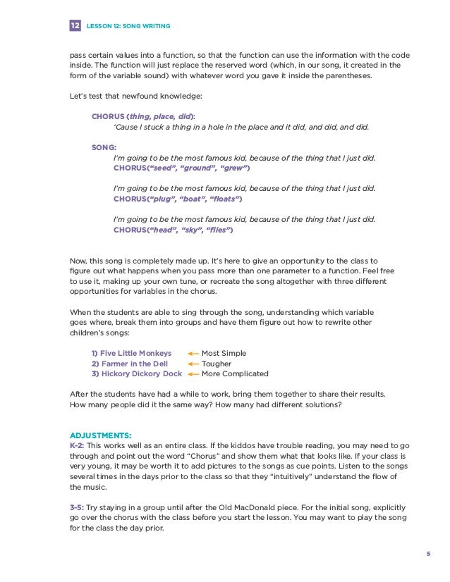 How to write a pop song in 5 minutes image