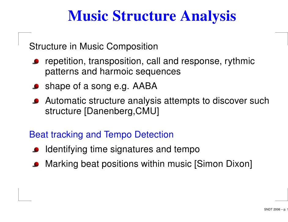 Music and Machine Learning