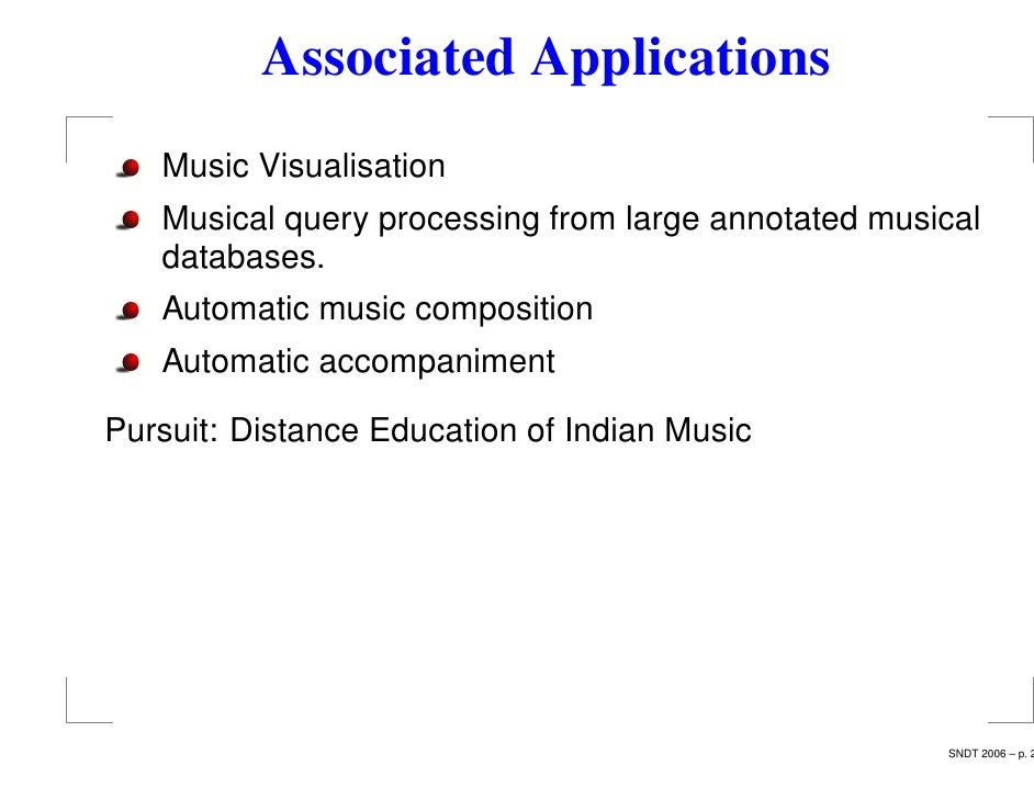 Music and Machine Learning