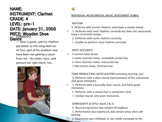 Music Assessment Through Performance | PPT