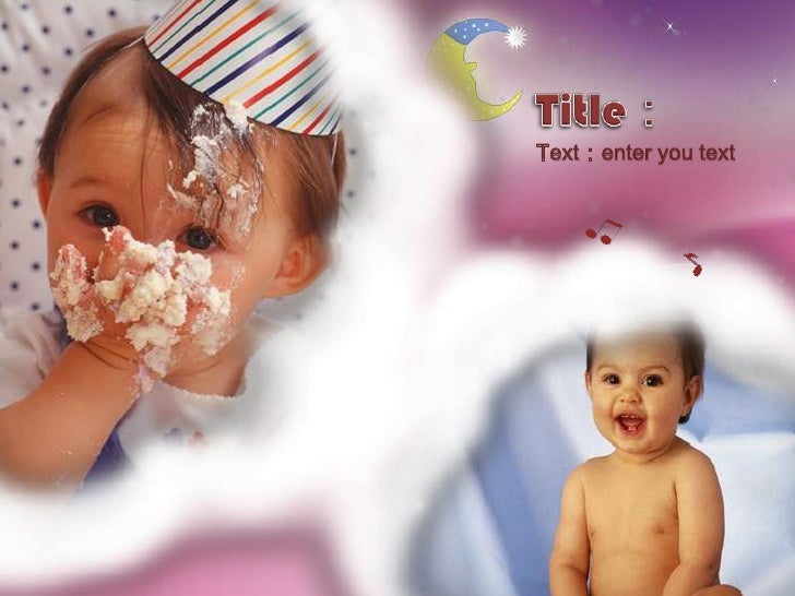 Music Baby PPT Template